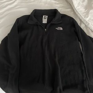 the north face fleece quarter zip